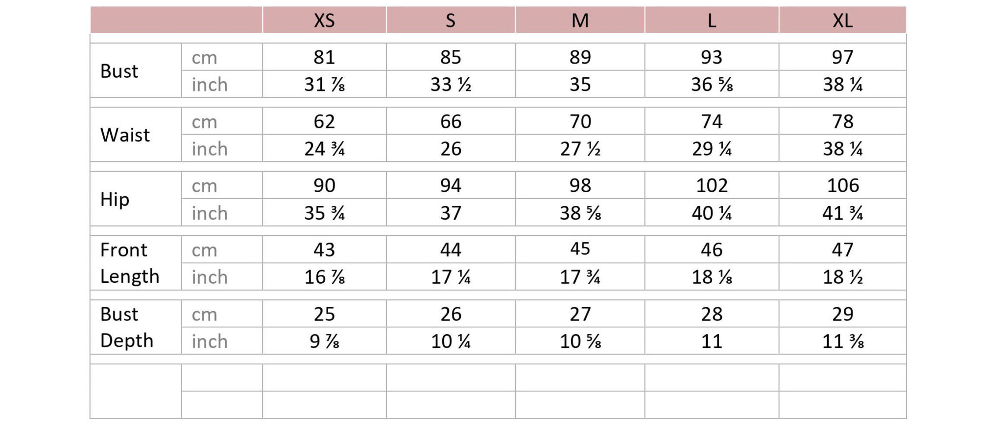 size-chart